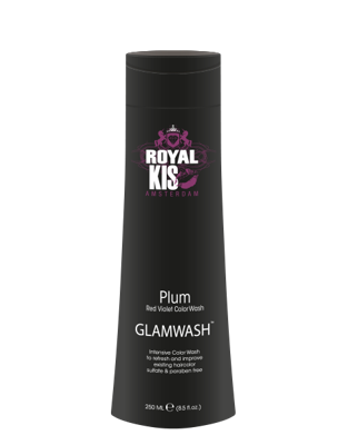 KIS Kleurshampoo Royal KIS Glamwash Kleurshampoo Glampoo Intensive Colorwash Plum (Red Violet) 250ml | Kleurshampoo Rood