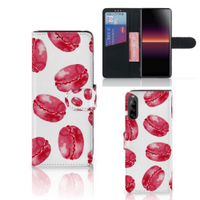 Sony Xperia L4 Book Cover Pink Macarons