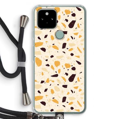 Terrazzo N°13: Pixel 5 Transparant Hoesje met koord