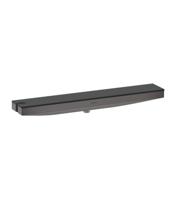 Hansgrohe Rainfinity muuraansluiting Porter 500 met douchehouder en planchet L, Brushed Black Chrome