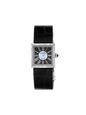 CHANEL Pre-Owned montre Mademoiselle 22.5 mm pre-owned (1989) - Argent