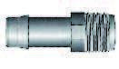 Europond Slangpilaar Buitendraad x Tule 3/4" x 19mm - Waterdoorvoer Vijver, Zwart PP
