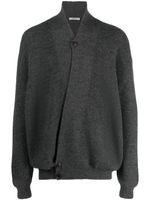 LEMAIRE cardigan à design cache-cœur - Gris