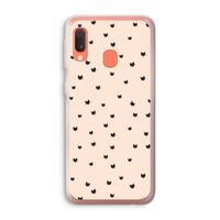 Kleine kattenkopjes: Samsung Galaxy A20e Transparant Hoesje