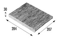 Interieurfilter CLIMFILTER PROTECT VALEO, u.a. für VW, Seat, Audi, Skoda, Subaru, Peugeot