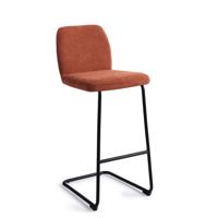 Jesper Home Barkruk 'Ikata' Arch Black, kleur Cosy Copper (zithoogte 75cm) - thumbnail