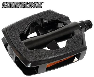 Marwi Union pedalen sp-2890 sandblock cr-mo as zwart