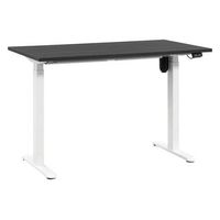 Bureau Homeworx zit/sta elektrisch verstelbaar – zwart/wit - 75/118x120x70 cm - Leen Bakker