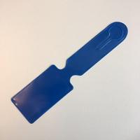 Kofferlabel 55x230mm blauw insteek 250st