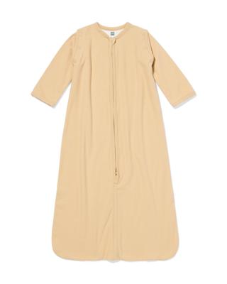 HEMA Babyslaapzak met afneembare mouwen rib 0.5tog zand (zand)