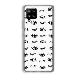 Eye pattern #2: Samsung Galaxy A42 5G Transparant Hoesje