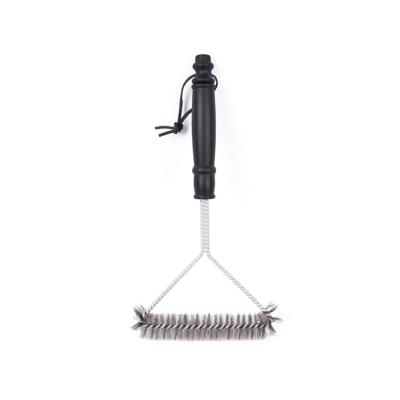 BBQ borstel - 30 cm - staal / kunststof - met ophangkoord - schoonmaakborstel