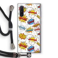 Pow Smack: Samsung Galaxy Note 10 Transparant Hoesje met koord