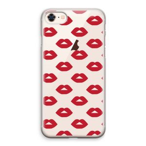 Lips: iPhone 8 Transparant Hoesje
