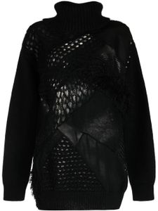 Junya Watanabe pull à col roulé - Noir