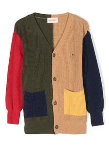 Bobo Choses cardigan à design colour block - Vert