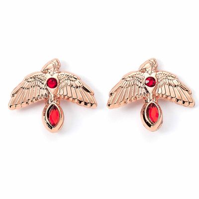 Harry Potter Earrings Fawkes (Gold plated)