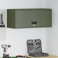 Wandkast voor Garage Olijfgroen 80 x 33 x 35 cm