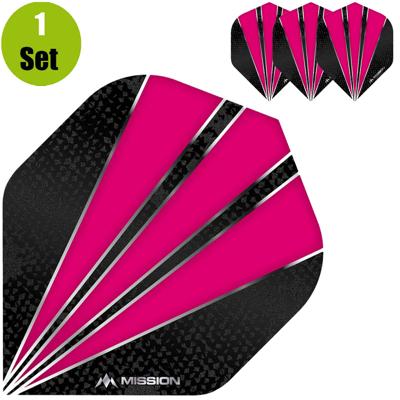 Mission Flare Dart Flights - Roze
