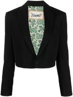 DSQUARED2 blazer à simple boutonnage - Noir