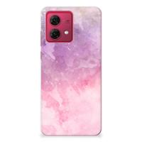 Smartphone hoesje Motorola Moto G84 Pink Purple Paint