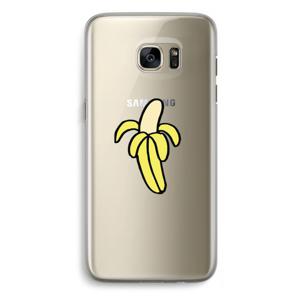 Banana: Samsung Galaxy S7 Edge Transparant Hoesje