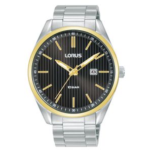 Lorus RH918QX9 Horloge staal zilverkleurig-zwart 42 mm