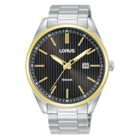 Lorus RH918QX9 Horloge staal zilverkleurig-zwart 42 mm - thumbnail