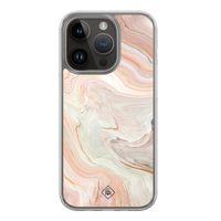 iPhone 13 Pro hybride hoesje - Marmer waves