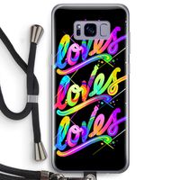 Loves: Samsung Galaxy S8 Plus Transparant Hoesje met koord