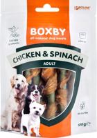 Proline Boxby chicken & spinach sticks 100 gram - Gebr de boon Proline Boxby chicken & spinach sticks 100 gram - Gebr de boon