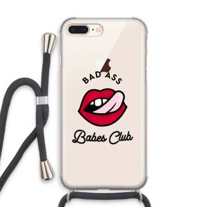 Badass Babes Club: iPhone 7 PLUS Transparant Hoesje met koord