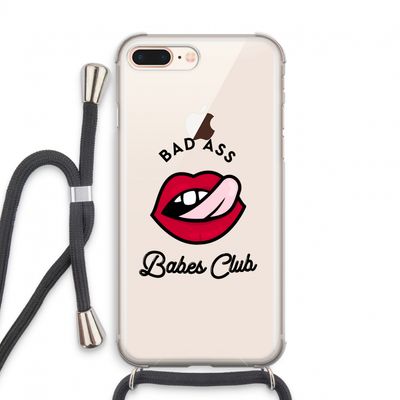 Badass Babes Club: iPhone 7 PLUS Transparant Hoesje met koord