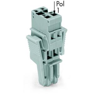 WAGO 769-104/021-000 Connector, female Grijs 25 stuk(s)