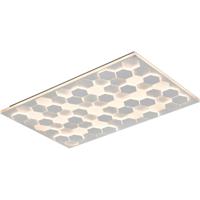 LED Wandlamp - Cinque Cifavo - 1 Lichtpunt van 66 Watt - Dimbaar - Aanpasbare Lichtkleur - Mat Wit - Metaal