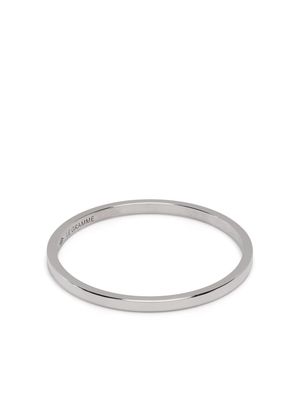 Le Gramme bague à logo gravé - Argent