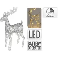 RENDIER 60CM 60 LED ZILVER
