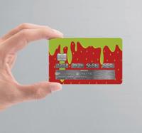 Pinpas sticker met aardbei