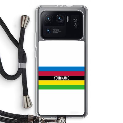 WK Wielrennen: Xiaomi Mi 11 Ultra Transparant Hoesje met koord