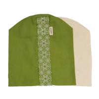 Biologisch Katoenen Bolster Hoesjes - Groen Biologisch Katoenen Bolster Hoesjes - Groen