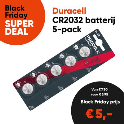 Duracell Procell Intense CR2032 Knoopcel Batterij Strip / 5-Pack Duracell Procell Intense CR2032 Knoopcel Batterij Strip / 5-Pack
