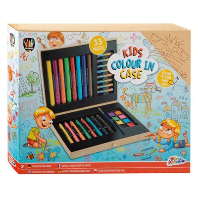 Creative Craft Group Kids kleur je eigen kleurkoffer, 33dlg.