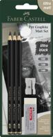 Faber Castell Grafietpotlood Pitt Mat set van 3