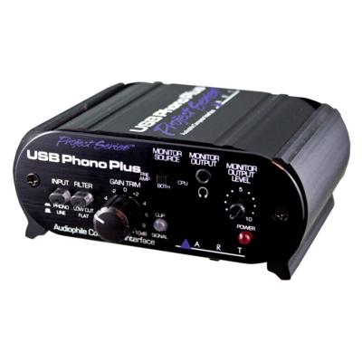 ART USB Phono Plus PS Voorversterker & audio-interface