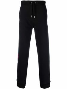 Helmut Lang pantalon de jogging à logo - Noir