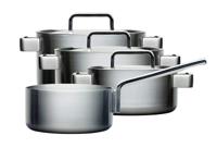 Iittala Pannenset Tools - Kookpan ø 18, 22, 22 cm + Deksels & Steelpan ø 18 cm - RVS - 4 Delig