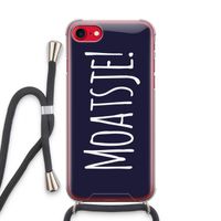 Moatsje!: iPhone SE 2020 Transparant Hoesje met koord