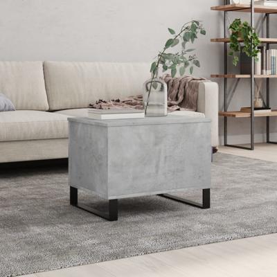 Salontafel 60x44,5x45 cm bewerkt hout betongrijs