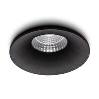 LED-inbouwspot Villa zwart 5W extra warm-wit 2700K