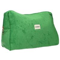 Traveller Toilettas badstof groen 28cm x 20cm